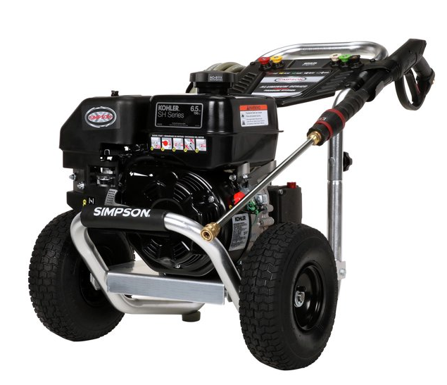Simpson 3200 PSI 2.5 GPM Gas Pressure Washer Powered by Kohler
