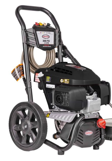 Simpson MegaShot 3000 PSI 2.4 GPM Premium Gas Pressure Washer