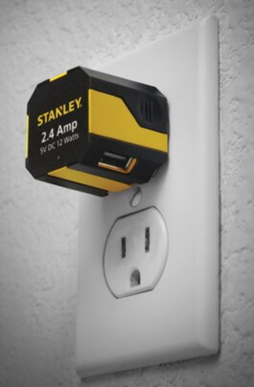 Stanley 2 Port USB Smart Angle Charger