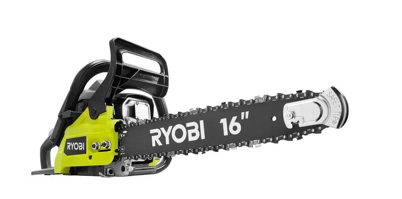 Ryobi 16 inch 37cc 2 Cycle Gas Chainsaw with Heavy Duty Case