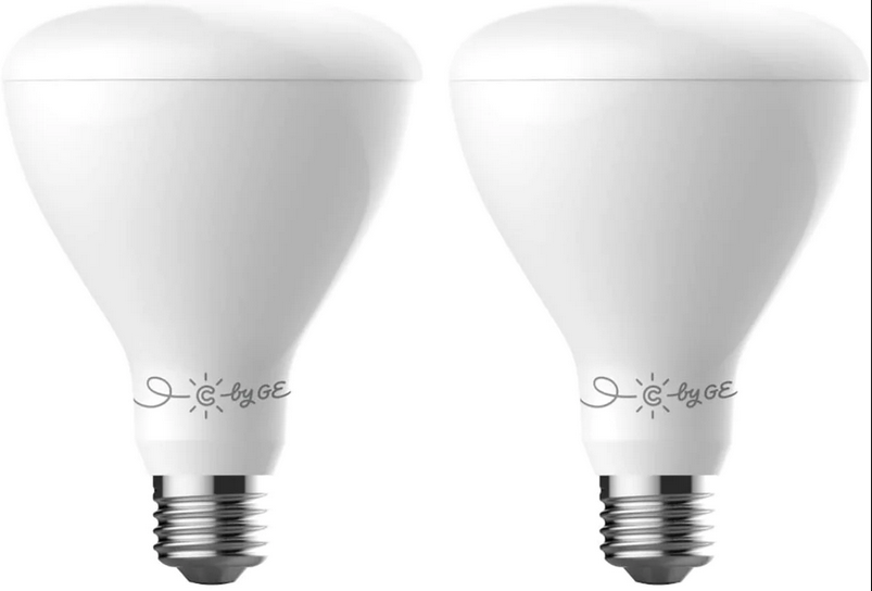 C by GE C Life Smart LED Tintable White Indoor Floodlight Light Bulbs 2 Pack