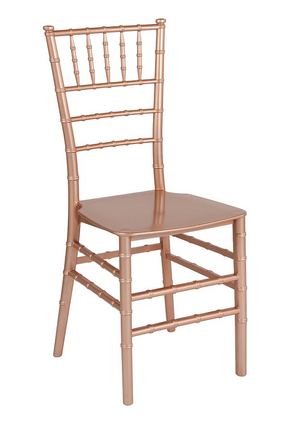 Flash Furniture Stacking Rose Gold Chiavair Chair