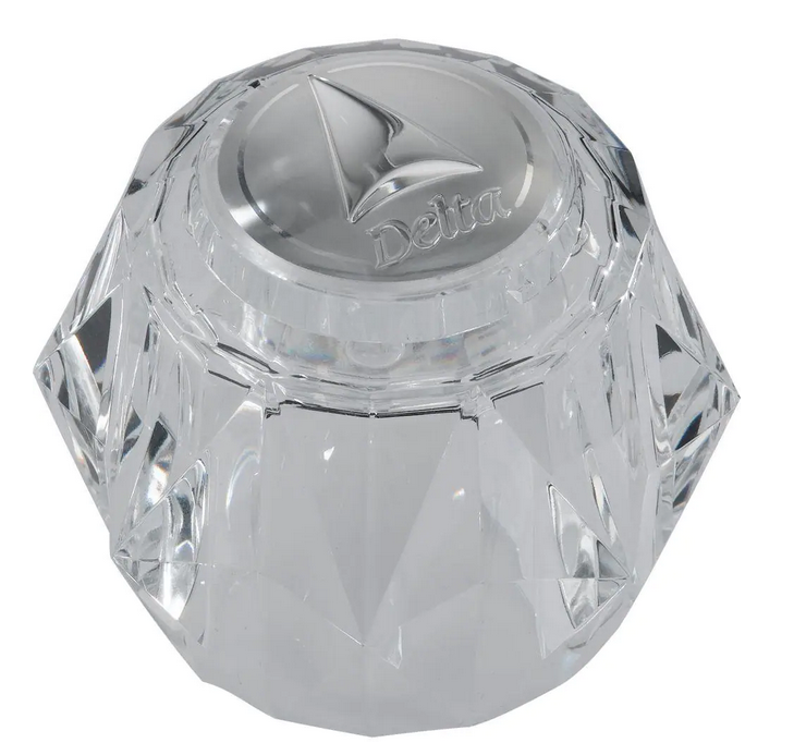 Delta Single Clear Knob Handle Kit in Clear *Damaged Box*