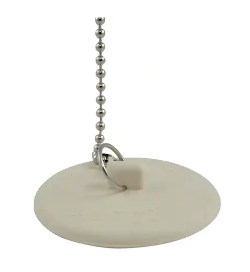 Danco 1 1/2 in - 2 in Universal Tub Stopper with Chain *DAMAGED BOX*