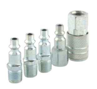 Zinc 5 Piece Air Quick Coupler