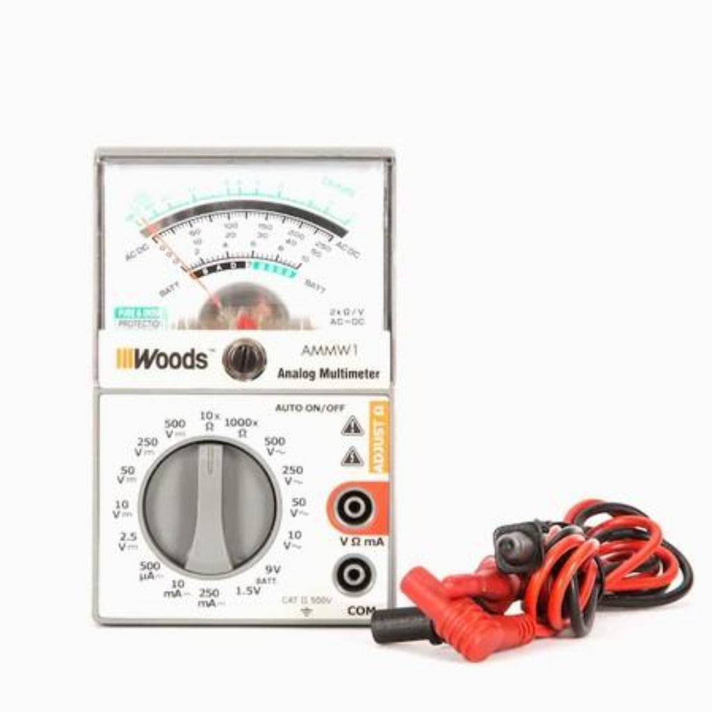 Woods Analog Multimeter Damaged Box