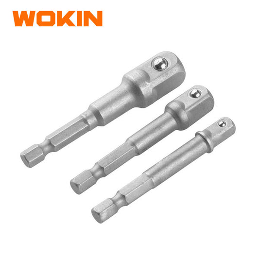 WOKIN 3PCS Socket Adapter Set - 1/4", 3/8", and 1/2" sizes