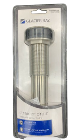 Glacier Bay Brushed Nickel Strainer Drain