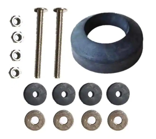 EVERBILT 3 in. Toilet Tank to Bowl Set Fits 3 in. Flush Valve *DAMAGED BOX*