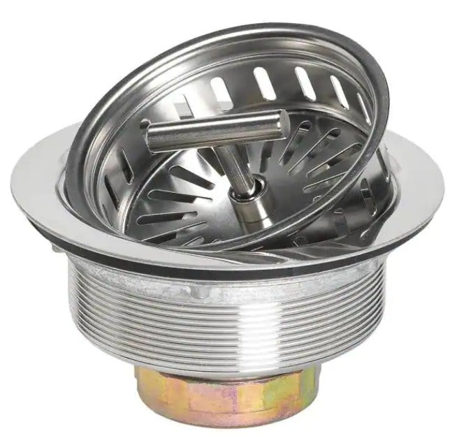 Glacier Bay Spin Lock Sink Strainer in Stainless Steel Damaged Box