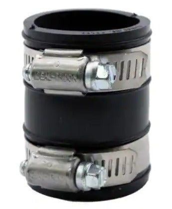 Fernco 1-1/4 in. to 1-1/2 in. Flexible PVC Tubular Drain Connector Damaged Box