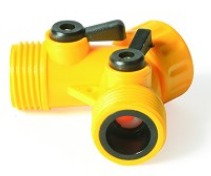 20073 Camco Fresh Water Fill Hose Shut Off Valve Y Valve *DAMAGED BOX*