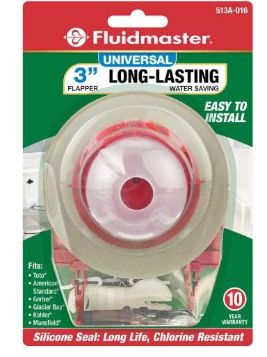 Fluidmaster Universal Toilet Flapper *DAMAGED BOX*