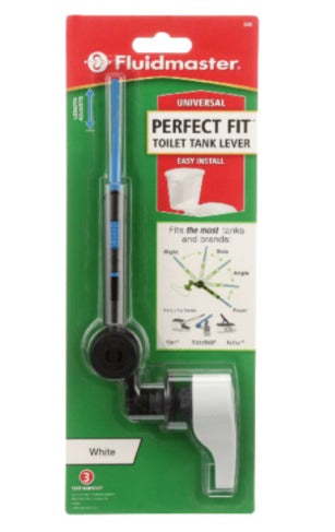 Fluidmaster Perfect Fit Tank Lever White Plastic For Universal Damaged Box