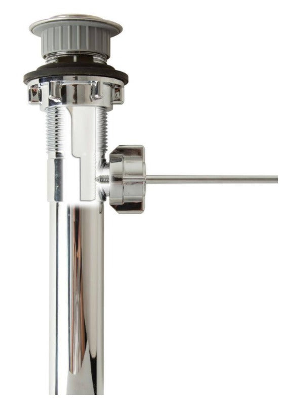 Clog Free Never Clog Pop-Up Drain Magnetic Stopper Chrome ABS Body without Overflow 1.6-2 In Sink Hole Chrome Damaged Box