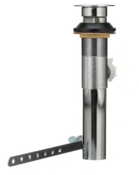 Everbilt 1 1/4 in. Chrome Sink Drain Pop Up Drain Assembly Damaged Box