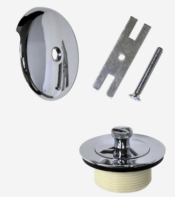 Danco 1.5-in Chrome Lift and Turn Drain Damaged Box