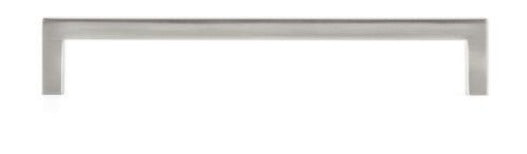 Lambton Collection 7-9/16 in. (192 mm) Center-to-Center Brushed Nickel Contemporary Drawer Pull *DAMAGED BOX*