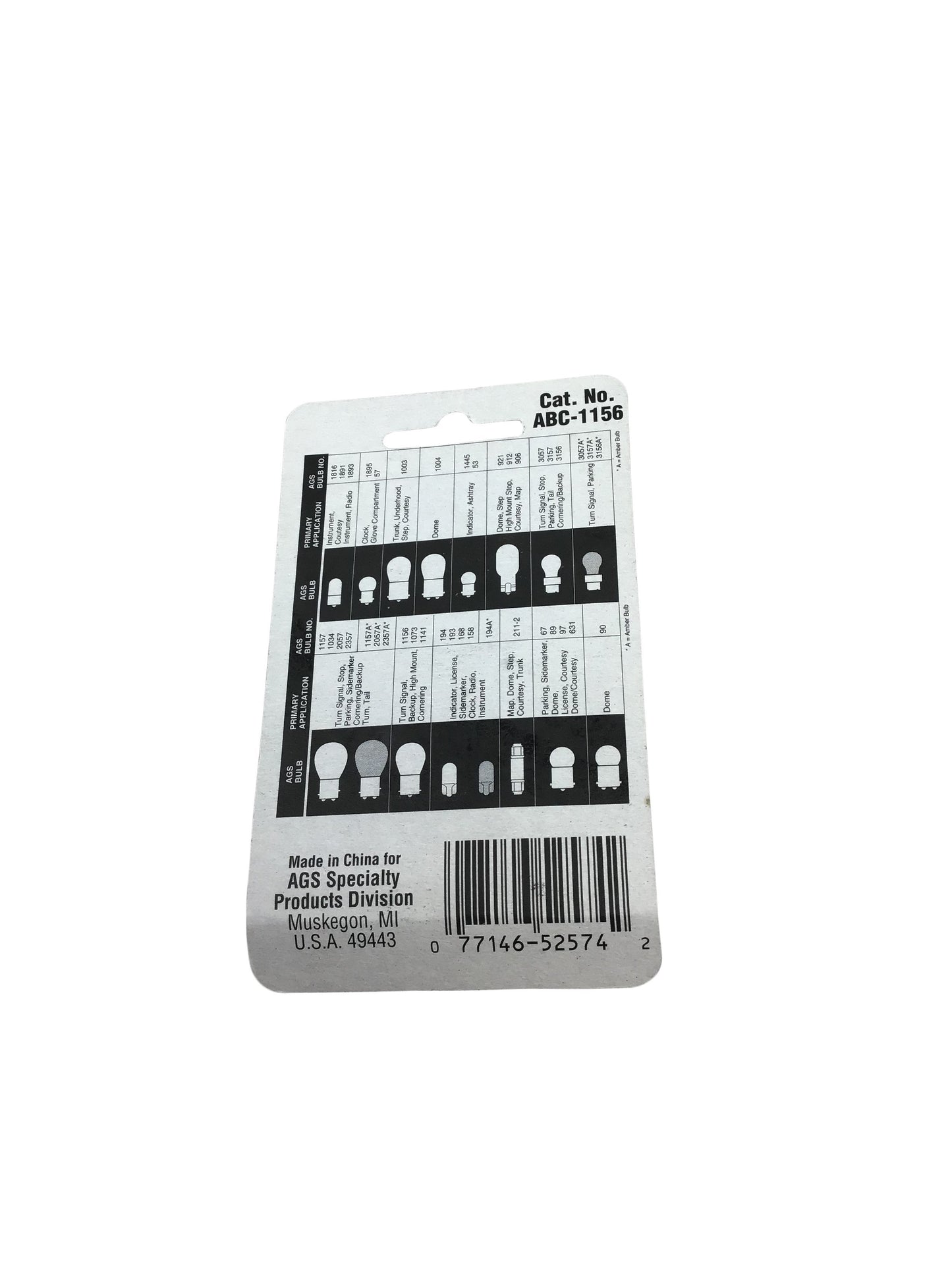 Ags Miniature Auto Bulbs for Turn Signals and Reverse-automotive-Tool Mart Inc.