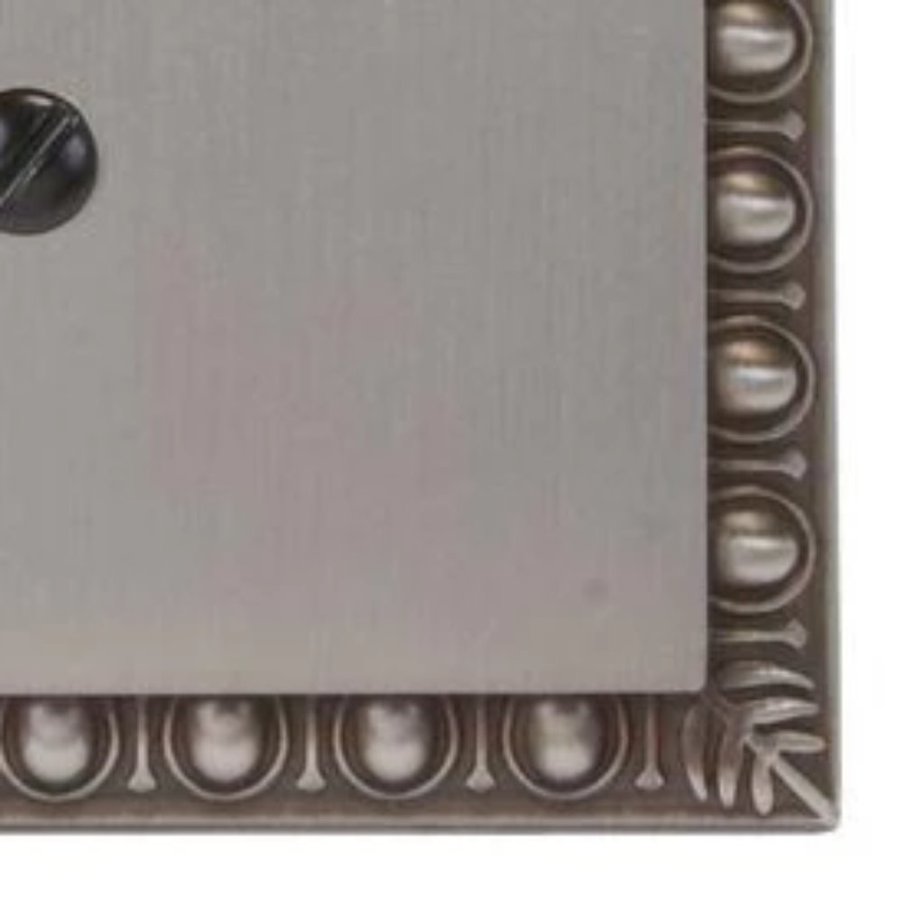 Amerelle Renaissance 2-Toggle Wall Plate, Antique Nickel Damaged Box-outlets, switches, & plates-Tool Mart Inc.