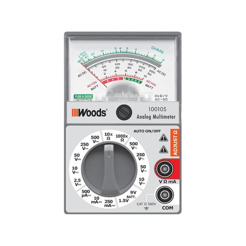 Woods Analog Multimeter Damaged Box