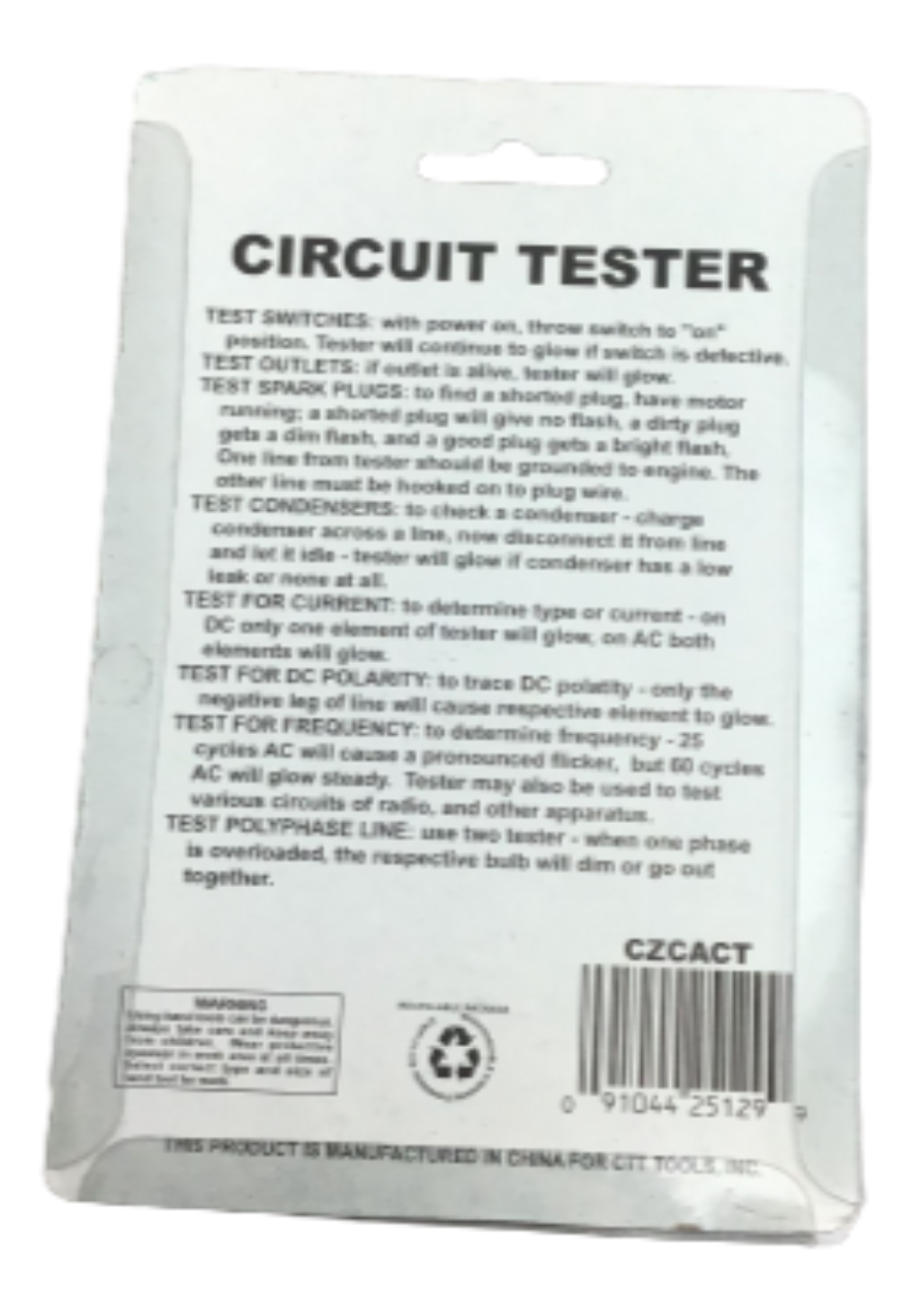Cal Hawk Circuit Tester