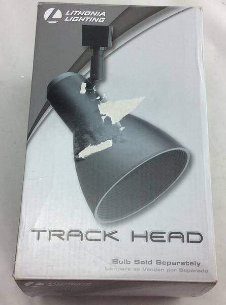 Baffle 1-Light Black Track Lighting Damaged Box-Lighting-Tool Mart Inc.