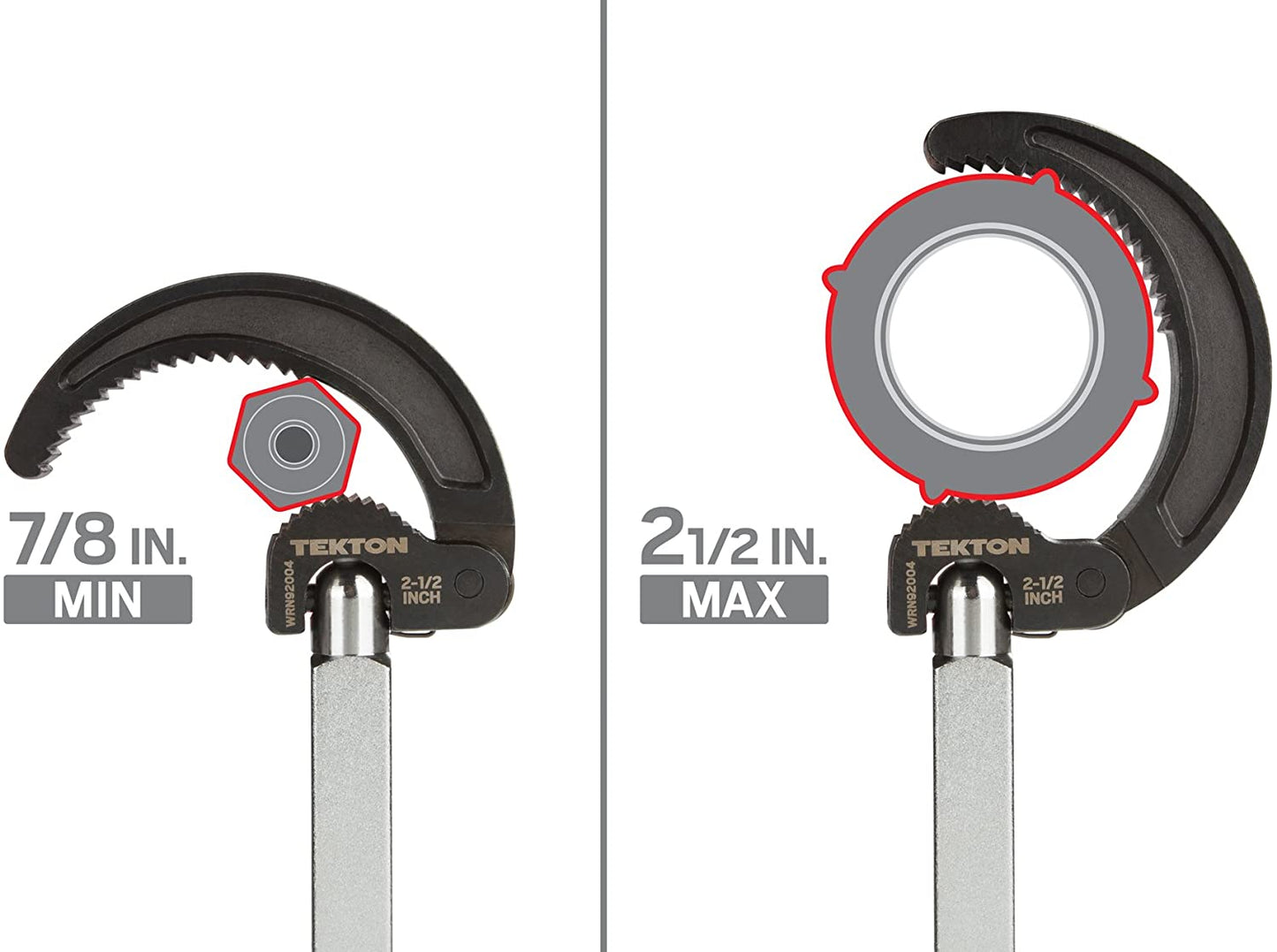 10 in. to 17 in. Telescoping 7/8 - 2-1/2 in. Basin Wrench