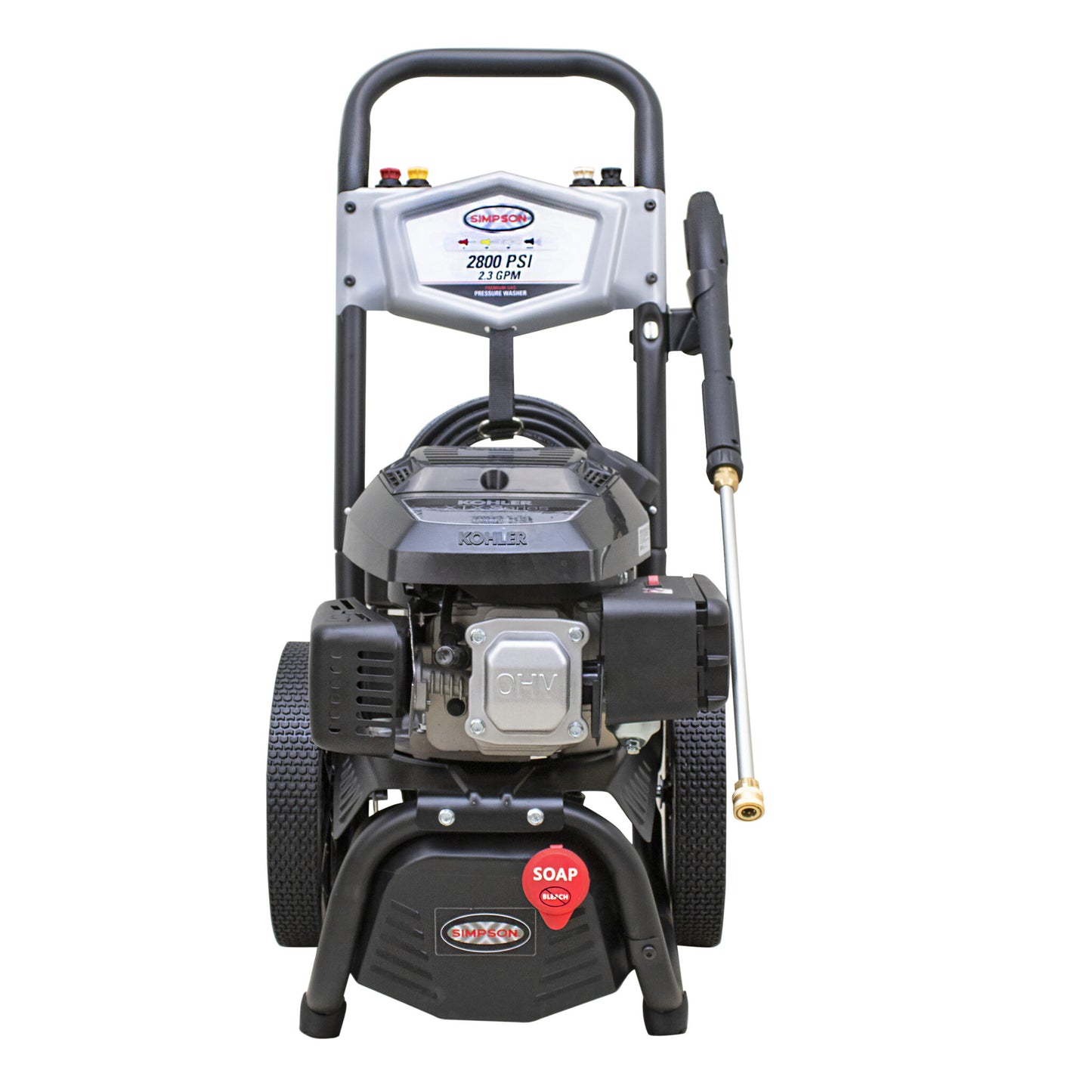 Simpson Megashot 2800 PSI at 2.3 GPM Kohler XTX675 Cold Water Premium Residential Gas Pressure Washer Factory Serviced