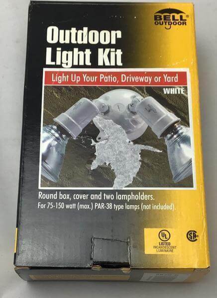 Bell Outdoor 5829-6 4" White Round Light Kits Damaged Box-outdoor lighting-Tool Mart Inc.