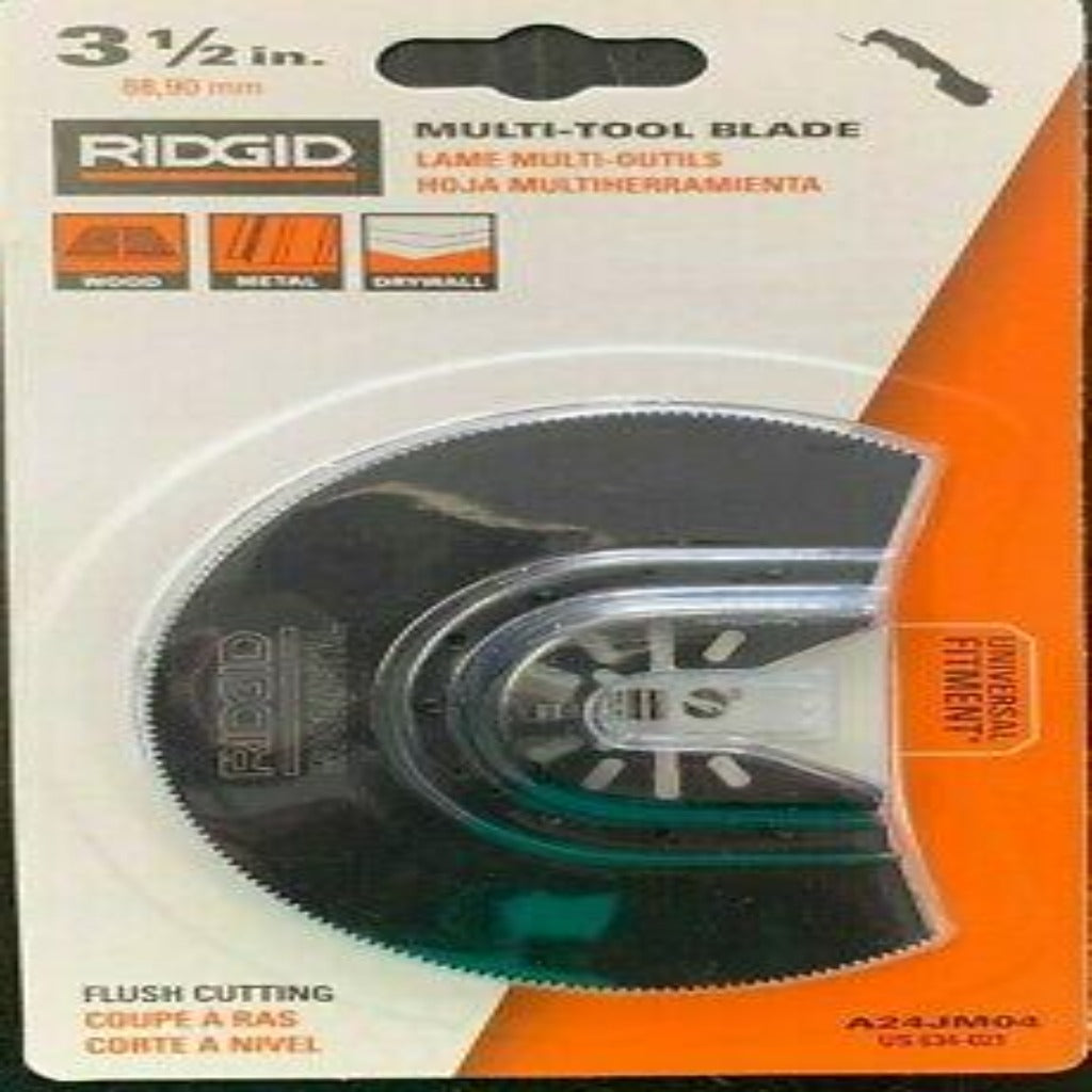 Ridgid JobMax 3-1/2 in. Steel Flush Cut Blade