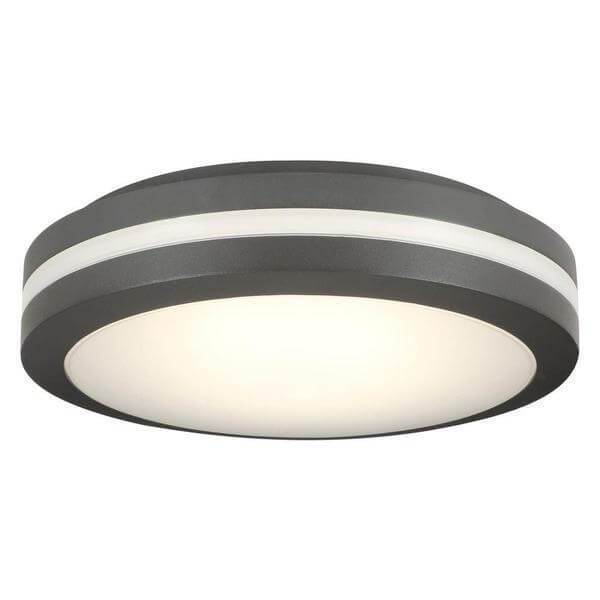 Bronze Outdoor Integrated LED Decorative Flush Mount-Lighting-Tool Mart Inc.