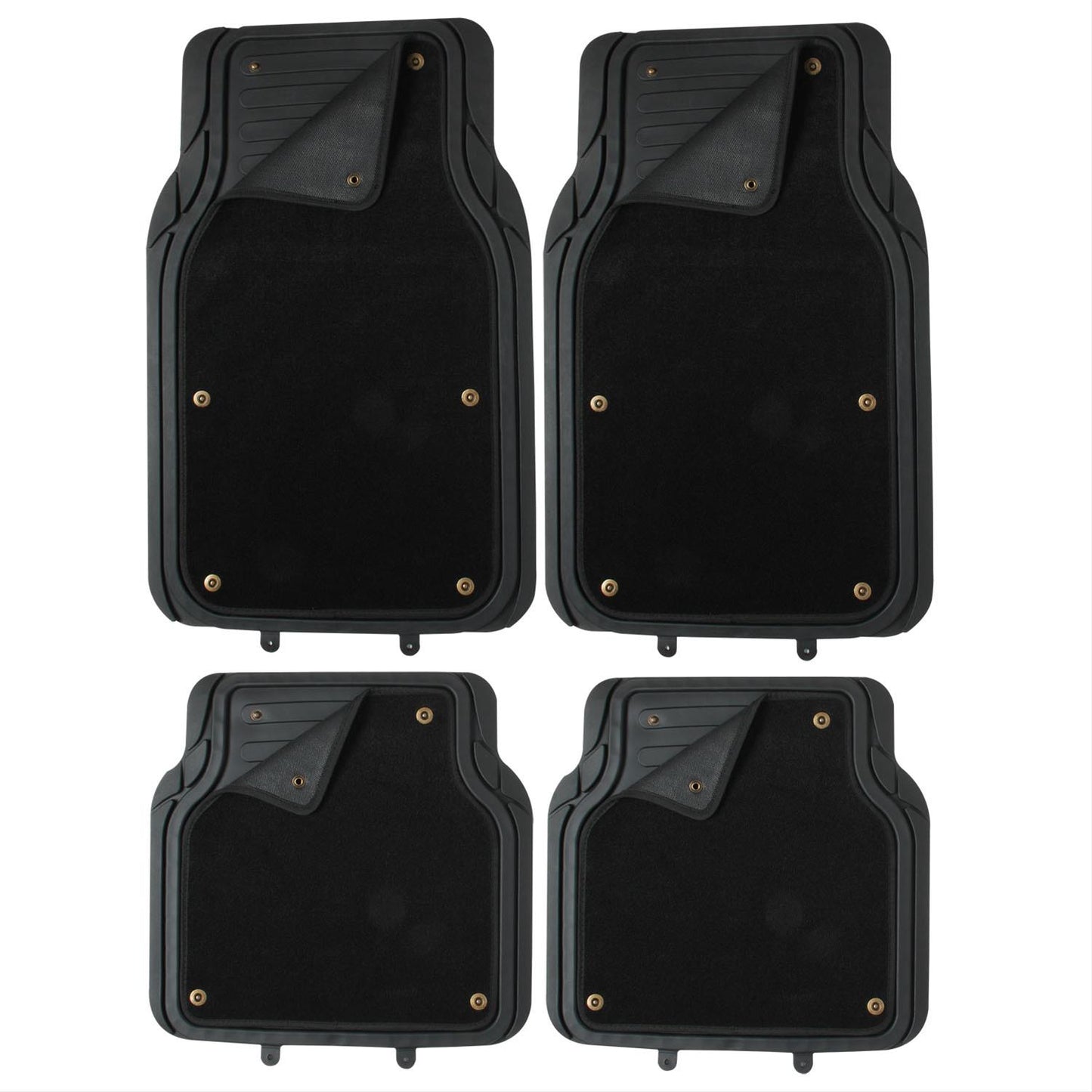 Pilot Bully Black Floor Mats For Automotive FM-09E Damaged Box