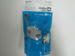 Commercial Electric Category 5e Jacks White 25 Pack