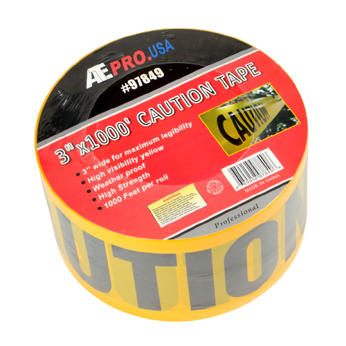 Caution Tape 3 Inch x 1000 Feet