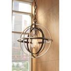 Champagne pewter orb mini pendant damaged box-Lighting-Tool Mart Inc.