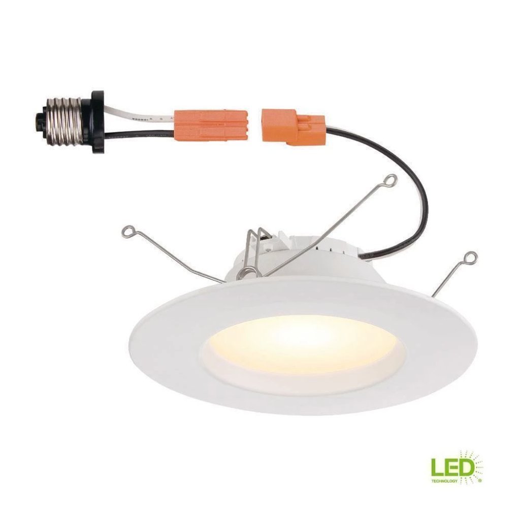 Commercial Electric 5 Inch and 6 Inch White High Ceiling LED Trim Damaged Box-recessed fixtures-Tool Mart Inc.