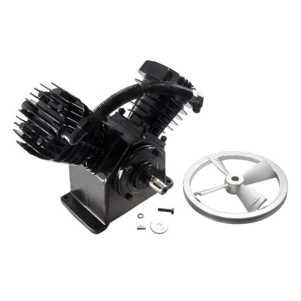 Compressor with Flywheel (Truckline)-air compressor parts-Tool Mart Inc.