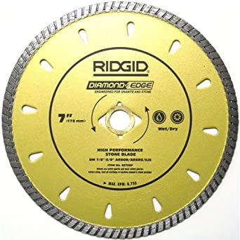 Ridgid 7" Diamond Edge Stone Blade