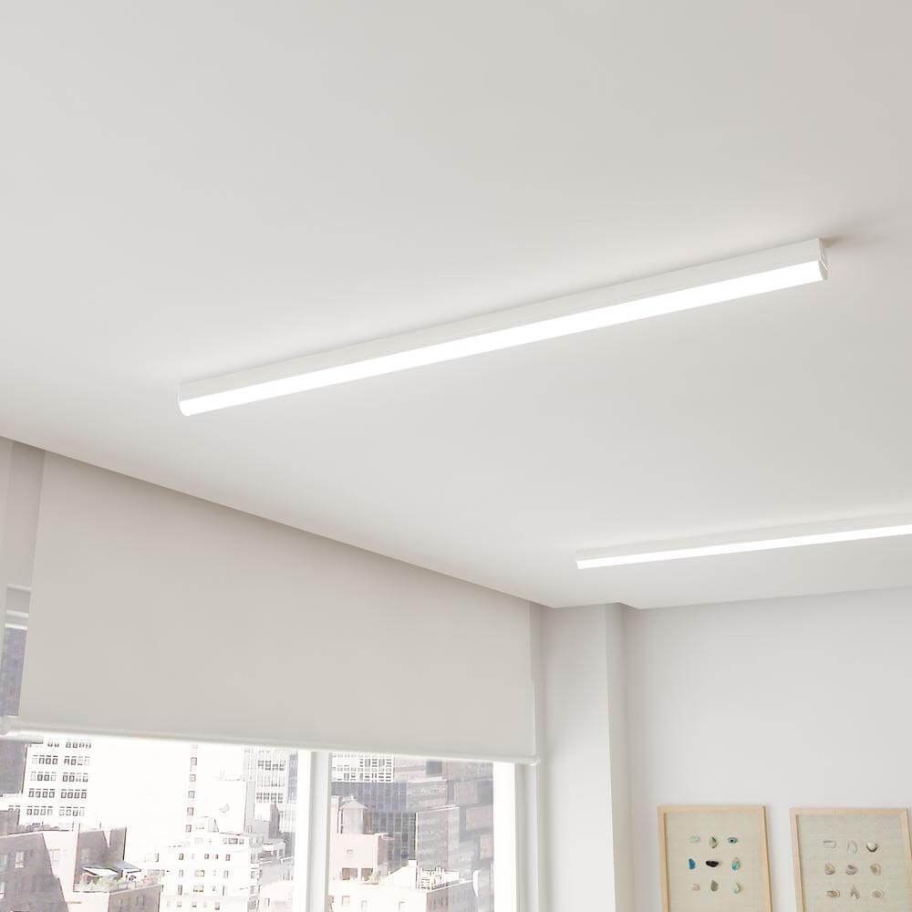 Direct Wire Powered 4 ft. White 4000K Integrated LED Strip Light Damaged Box-bay & strip lights-Tool Mart Inc.
