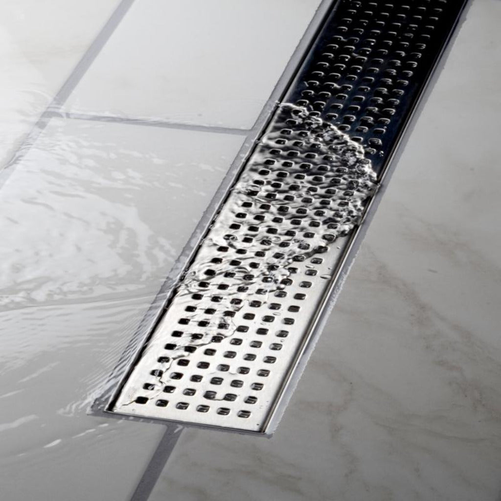 Oatey Designline Stainless Steel Linear Shower Drain Damaged Box