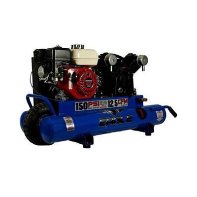 5.5 HP Belt Drive Gas-Powered Wheelbarrow Air Compressor (8 gal
