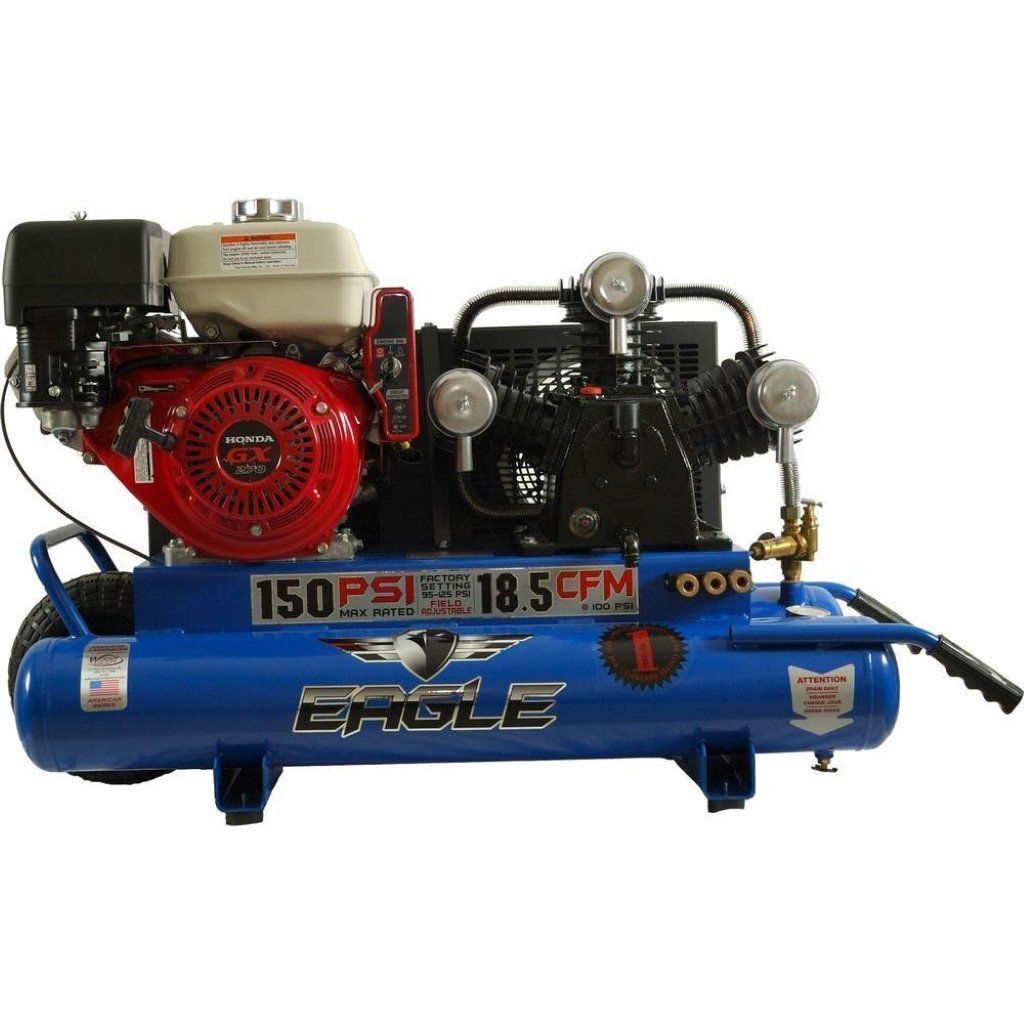 Eagle 9 HP 10 Gallon Air Compressor-eagle air compressors-Tool Mart Inc.