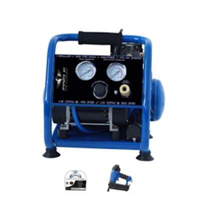 Eagle Silent Series .75 HP 1 Gallon Compressor with Nail Gun-eagle air compressors-Tool Mart Inc.