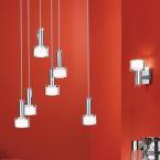 Fabiana 5-Light Chrome Ceiling Mount Pendant Damaged Box-Lighting-Tool Mart Inc.