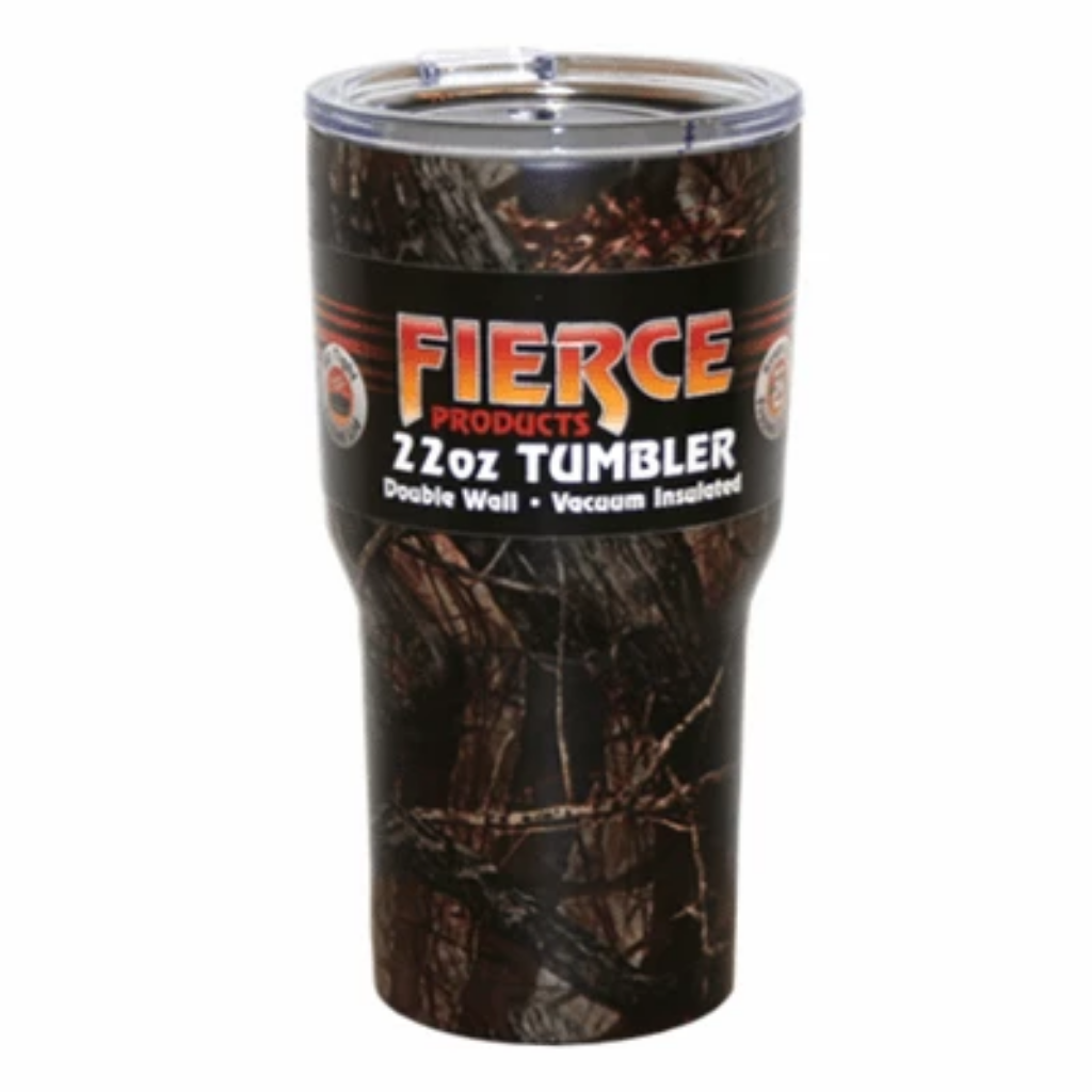 Fierce 22oz Camo Tumbler-coolers & drinkware-Tool Mart Inc.