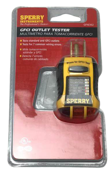 GFCI Outlet Tester Damaged Package