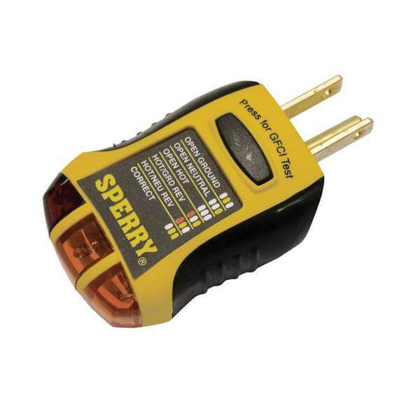 GFCI Outlet Tester Damaged Package-testers & meters-Tool Mart Inc.