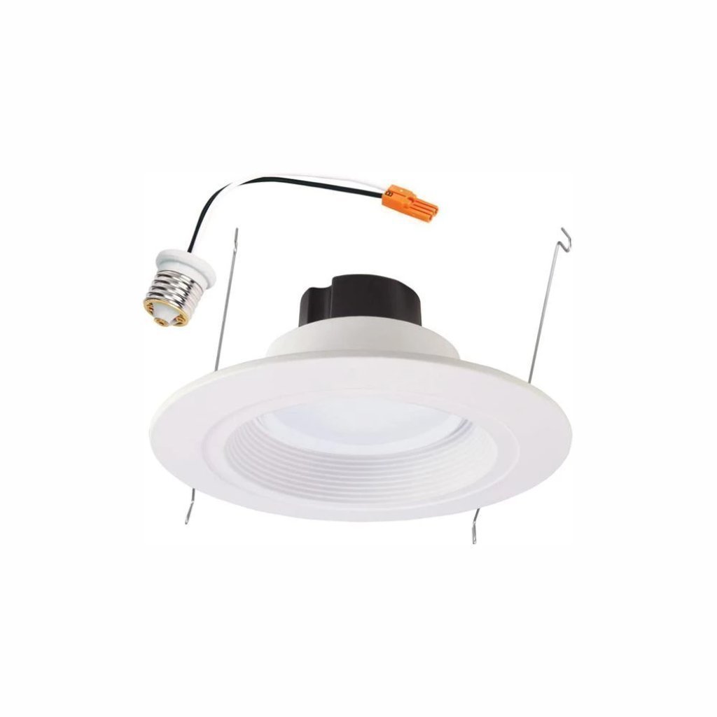 Halo RL 5 in. and 6 in. White Integrated LED Recessed Retrofit Ceiling Light Fixture, 910 Lumens, 90 CRI, 3500K Bright White Damaged Box-recessed fixtures-Tool Mart Inc.