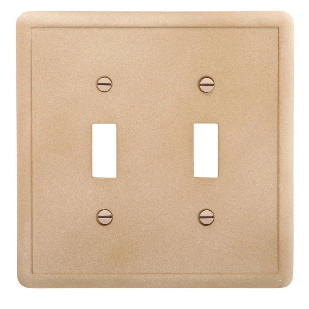 Hampton Bay 2 Toggle Wall Plate, Noche Damaged Box